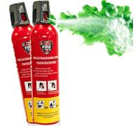 notlok Safety Work 2X 750ml Extincteur Maison A F, E < 1000V sans Fluor | Mousse Extinguante Douce pour la Peau, Extincteur Maison Tous Feux, Mini Extincteur Voiture & Bateau
