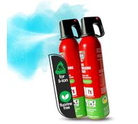 notlok Safety Work 2X 750ml Extincteur Maison E, A et F Incendie Électrique | Fire Spray Compact pour batterie lithium, Mini Extincteur Voiture, Bateau, Extincteur Maison Tous Feux