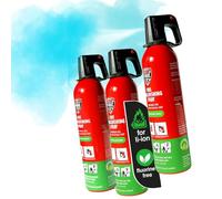 notlok Safety Work - 3X 750g Extincteur Incendie Électrique | Classes E, A et F | Fire Spray Compact pour Batterie Lithium | Cuisine, Bureau, Bateau | Extincteur Voiture, Maison