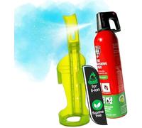 notlok Safety Work - 750g Extincteur Incendie Électrique + Support Mural | Classes E, A et F | Fire Spray Compact pour Batterie Lithium | Cuisine, Bureau, Bateau | Extincteur Voiture, Maison