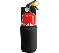 notlok Safety Work - Extincteur Poudre ABC 1kg + Incendie appareils électriques <1000V | Mini Extincteurs Voiture + Support Velcro | Petit Extincteur Maison Tous Feux | Auto, Camping Car, Bateau