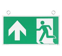 notlok Safety Work Panneau Sortie de Secours photoluminescent 15x30 cm