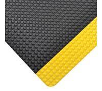 Notrax 982 Bubble Trax Grande Sécurité/anti-fatigue Tapis de sol en vinyle avec surface supérieure pour les zones sèches, 3'W x 5'L x 1" Thick, jaune/noir, 1