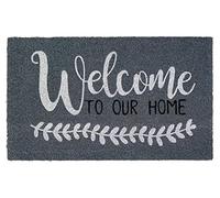 Notrax, Welcome to Our Home Paillasson en Fibre de Coco Naturelle avec Envers Vinyle pour intérieur ou extérieur, 45,7 x 76,2 cm, C12 (C12S1830OH)