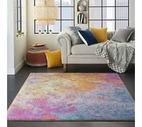 NOURISON Passion Sunburst Tapis Moderne Abstrait, Facile à Nettoyer, ne perd Pas Ses Poils, Chambre à Coucher, Salon, Salle à Manger, Cuisine, 1,2 x 1,8 m