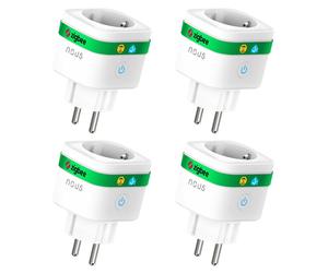 NOUS A7Z : lot de 4 prises intelligentes ZigBee 3680 W/16 A avec fonction de mesure