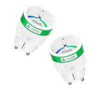 NOUS Prise Connectée Matter avec Suivi de Consommation Électrique, 16A 3840W, Compatible avec Alexa, Google Home, Tuya, Apple Homekit, SmartThings, Télécommande via App, WiFi 2.4 GHz