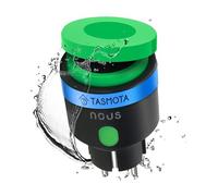 NOUS Tasmota Prise Exterieur Intelligente ESP32 Prise Étanche IP44 Prise 16A avec Consommation d'Électricité, Minuteur Compatible avec Alexa, Google Home Assistant MQTT, WiFi 2.4GH