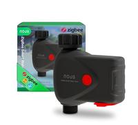 Nous ZigBee Smart Robinet Valve Contrôle d'Arrosage IP66 Compatible avec Alexa, Google Assistant, Smart Life, Minuterie et Télécommande APP Alimentée par Piles 3/4" pour Jardin, ZigBee-Hub Erfo