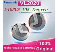 NOUVEAU 1-10 Pièces VL2020 Batterie Rechargeable Originale Panasonic 2020 avec Pieds à 105 Degrés pour e Voiture
