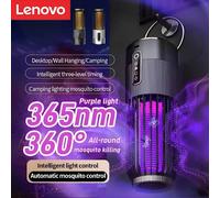 Nouveau 2-en-1 solaire/USB Rechargeable lampe anti-moustique Portable électrique Bug Zapper pour Camping en plein air maison 4000V choc 2025 Silver USB Plug in