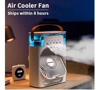 Nouveau 3 en 1 ventilateur climat ur ménage petit refroidisseur d'air LED veilleuse Portable humidificateur réglage de l'air[MM268]