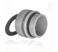 Nouveau adaptateur de tuyau de pompe de piscine en plastique court 40mm à 1 1/2 "adaptateur de piscine de remplacement de pompe se connecte adapté pour Intex Set1