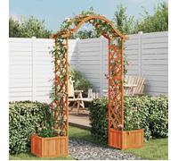 Nouveau Arche à rosiers - BMD - Pergola de jardin avec jardinière Bois pin massif DECO - V5869506