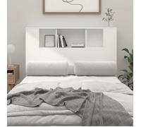 Nouveau* Armoire de tête de lit - blanc 120x18,5x102,5 cm UU801766