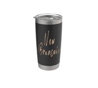Nouveau-Brunswick Canada Design vintage élégant Gobelet isotherme en acier inoxydable double paroi