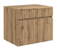 NOUVEAU Cabinet de salle de bain - Cabinet de Salle de Bain Mural - Chêne artisanal - Anti l'humidité - 59x44.5x50cm""72681""