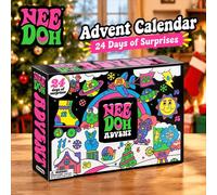 Nouveau calendrier de l'Avent NeeDoh, cadeau 24 jours, jouet sensoriel 3D en PVC à presser pour adultes, anti-stress, compte à rebours de Noël 2027, cadeau de l'année W