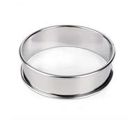 Nouveau Cercle de cuisson en acier inoxydable, anneaux de cuisson à Double roulage, anneau à œufs, moules à biscuits, à Brioche, de cuisine, 10cm, 8cm(L)