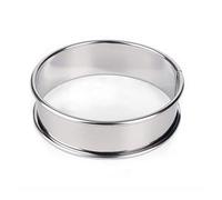 Nouveau cercle de cuisson en acier inoxydable, anneaux de cuisson à Double roulement, cercle d'œufs, moules à biscuits, anneau à muffins de 10cm 8cm, outil de cuisine(L)