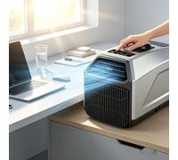 Nouveau climatiseur for camping-car, unité de refroidissement 4 500/5 100 BTU for des espaces de 5 à 10 mètres carrés, 3 vitesses de ventilateur, télécommande et commandes tactiles