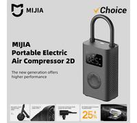 Nouveau compresseur d'air gonflable MIJIA 2D 2000mAh, pompe à air portable 2D pour vélo, voiture, moto, ballon -CN 2 Pcs