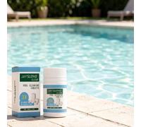 NOUVEAU Comprimés effervescents multi-effets au chlore 100g pour la purification de l'eau, la désinfection et l'élimination des algues, pastilles nettoyantes pour piscines et spas one size
