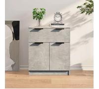 Nouveau Console de Cuisine - BMD - Meuble de Rangement Buffet Gris béton 60x30x70 cm - bois d'ingénierie BELLE - VENTE FLASH6270436