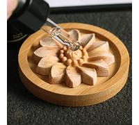 Nouveau diffuseur d'huiles essentielles, pack de diffuseurs d'aromathérapie ronds en bois pour la maison, le bureau et la voiture, en différentes tailles Petit style 1,Petit style 2,Petit style 3,Styl