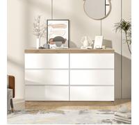 Nouveau Eco - friendly matériel commode avec 6 tiroirs, armoire de rangement, fonction de rangement, pour chambre et salon,