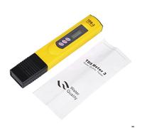 Nouveau filtre de pureté de stylo de test de qualité de l'eau LCD testeur de compteur TDS 0-9999 PPM Temp jaune