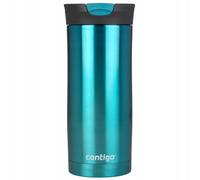 Contigo Huron Snapseal Mug Isotherme | Gourde Isotherme en Acier inoxidable | Thermos café à emporter | 100% Étanche | Garde Chaud 7 h | Couvercle Lavable au Lave-Vaisselle | 470 ML | Biscay Bay