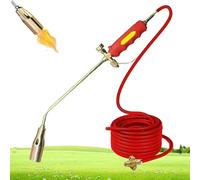 Nouveau kit de brûleur de mauvaises herbes au propane, brûleurs de mauvaises herbes pour l'extérieur, brûleur de mauvaises herbes portable au propane, double interrupteur multifonction (5meters)