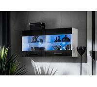 Komodee Vitrine Savona A1 Wotan/Blanc 100x50x30 cm