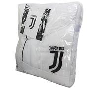 Nouveau Logo 2017/18 Peignoir avec capuche, officiel FC Juventus, tailles S, M, L, XL, XXL, Blanc Noir 100% micro éponge pur coton, pour homme M - 46 / 48