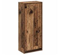 NOUVEAU Meuble sous vasque - Meuble de lavabo mural - Bois ancien - 35x20x81cm - Anti l'humidité ""89416""