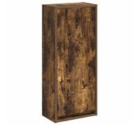 NOUVEAU Meuble sous vasque - Meuble de lavabo mural - Chêne fumé - 35x20x81cm - Anti l'humidité ""44537""