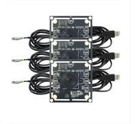 Nouveau module caméra 3PCS 100 degrés 1MP OV9732 1280x720 USB sans pilote, mise au point manuelle, avec câble de 1 m pour WinXP/7/8/10