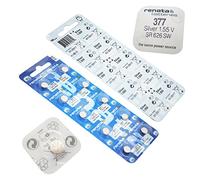Nouveau pack de Renata SR626SW modèle 377 50 piles oxyde d'argent 1.55V Watch