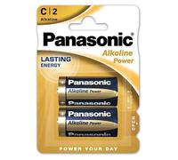 Panasonic Pile alcaline Power Bronze Baby C LR14 1,5 V Lot de 2 blisters de 2 piles