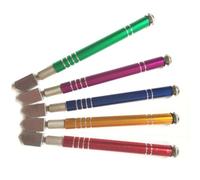 Nouveau Professionnel Rempli D'huile Carbure De Tungstène Bouteille Verre Cutter Roue De Coupe En Métal Poignée Tête Diamant Outils À Main Couleur Aléatoire