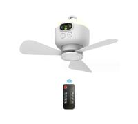 Nouveau USB Rechargeable grand ventilateur de plafond à vent lames amovibles lampe de nuit éclairage 8000 mAh capacité ventilateur