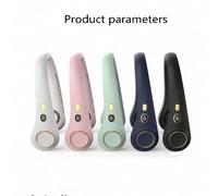 Nouveau ventilateur de cou portable sans lame, 5e génération de mini ventilateur rechargeable USB, sortie d'air tourbillonnaire, réglage 5 vitesses, affichage numérique LED ABS
