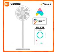Nouveau ventilateur de sol Xiaomi Mijia 90 ° Ventilateur domestique Vertical à double usage, alimentation en Air grand Angle, contrôle Intelligent pour la maison Plug Type UK