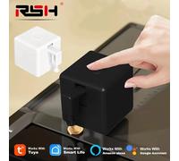 Nouveau Zigbee Smart Fingerbot Plus bouton de commutation poussoir bras tactiles Fingerbot Tuya contrôle de la vie intelligent fonctionne avec Alexa Google Alice Zigbee White