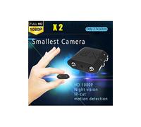 Nouvelle caméra Mini plus petit X2 IR-CUT Mini caméra HD 1080P nuit Version Moniteur Wenaxibe 105
