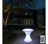 Nouvelle lampe de jardin LED Fauteuil lumineux Table Économique avec télécommande. Rechargeable RGBW Luminosité réglable Nouveau Chic YXF-6060 Table ronde