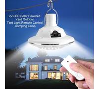 Nouvelle Lampe Solaire Extérieure / Intérieure 22led Accrochant La Télécommande D'éclairage De Jardin De Camp L6700 Multicolore