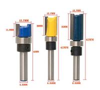 Nouvelle Marque 1pc Bois Fraise Routeur Bit Alliage Lame En Acier Au Carbone Poignée Cutter Routeur Pour Le Travail Du Bois
