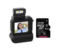 Nouvelle mini caméra monoreflex CMOS avec flash et station d'accueil pour batterie, enregistreur vidéo portable DV1080P